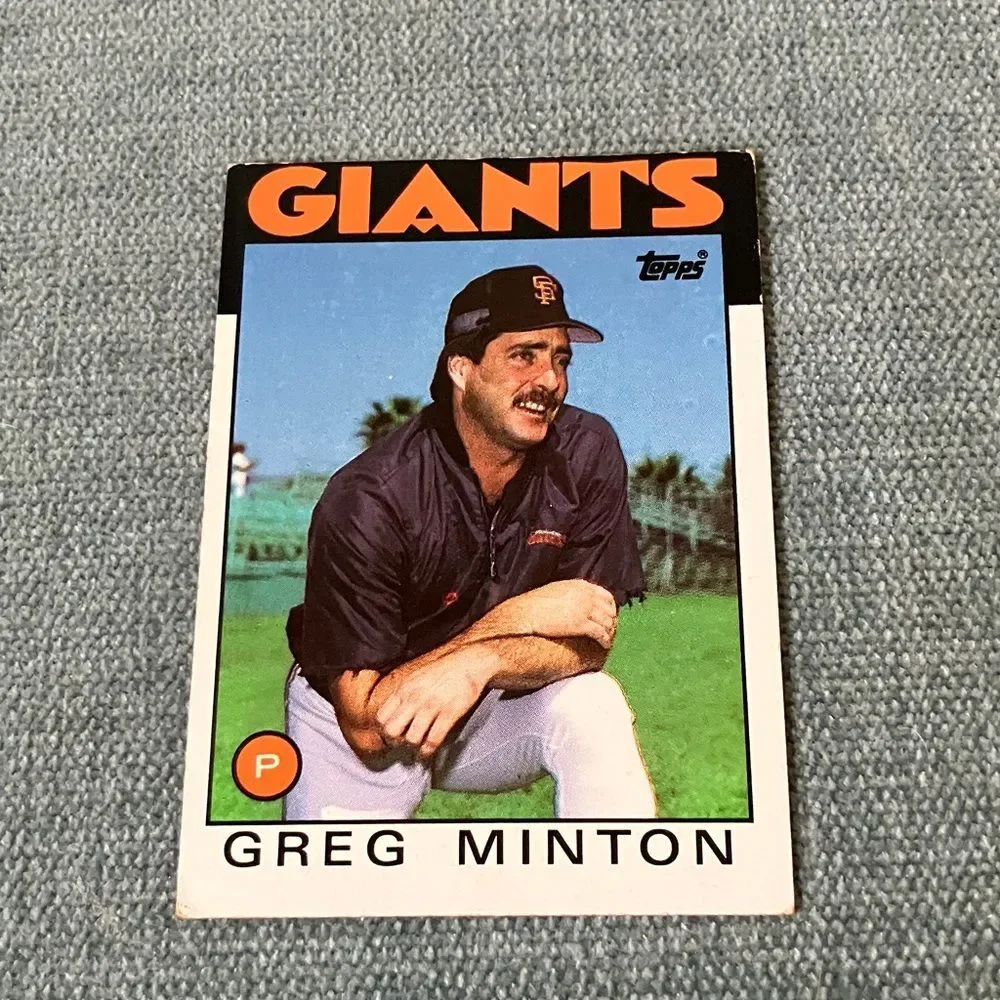 1986 Topps San Francisco Giants Baseball Card Trading Card
